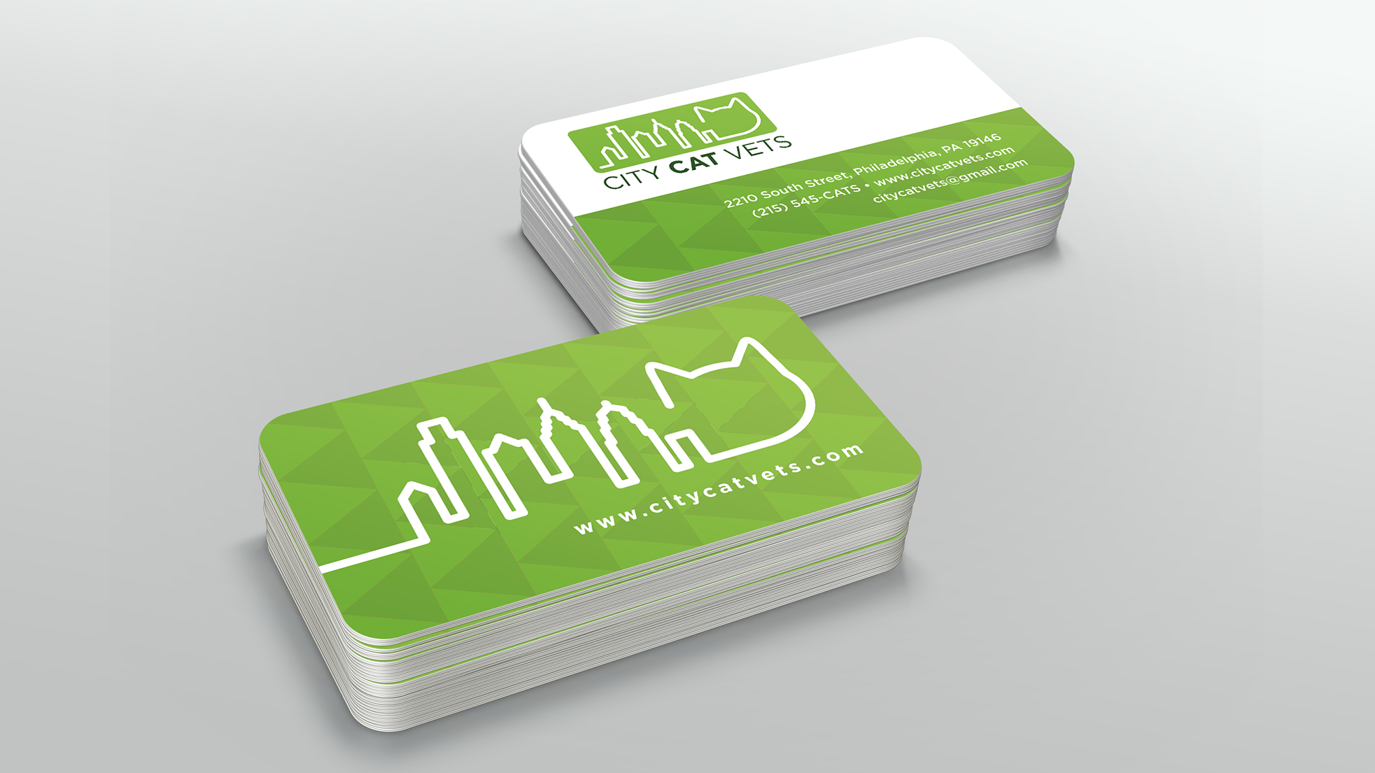 City Cat Vets business cards